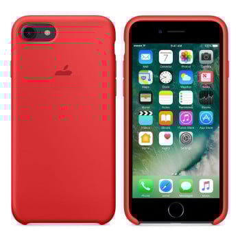 Силіконовий чохол Silicone Case Product Red на iPhone SE 2020/8/7