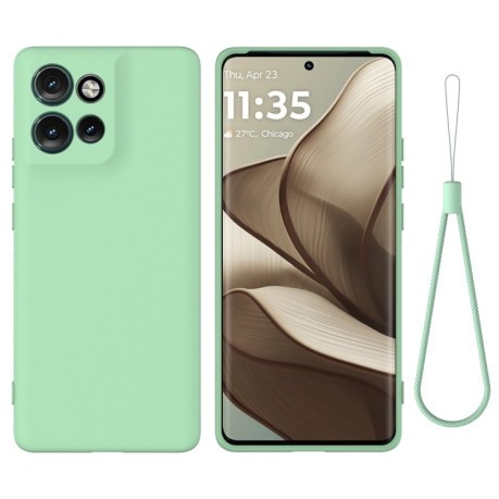 Силіконовий чохол Solid Color Liquid Silicone Motorola Edge 50 Neo / Moto S50 - зелений