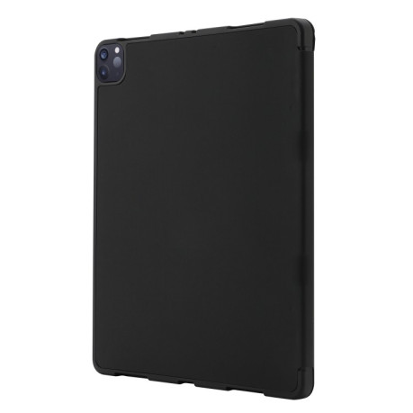 Чехол-книжка Skin Feel Tri-fold Leather Tablet Case with Pen Slot для iPad Pro 11 2024 - черный