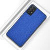 Противоударный чехол Cloth Texture для Samsung Galaxy A13 4G - синий