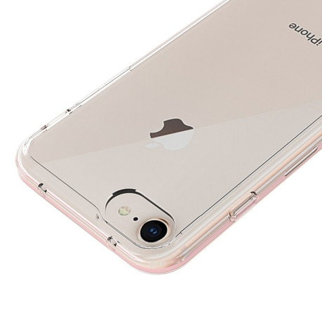 Акриловый противоударный чехол HMC на iPhone SE 3/2 2022/2020/7/8 - розовый