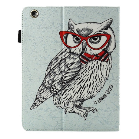 Чехол-книжка Glasses Owl Pattern на  iPad 4 / 3 / 2