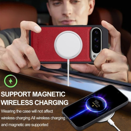 Чохол LC.IMEEKE Magsafe на Google Pixel 9 Pro XL - червоний