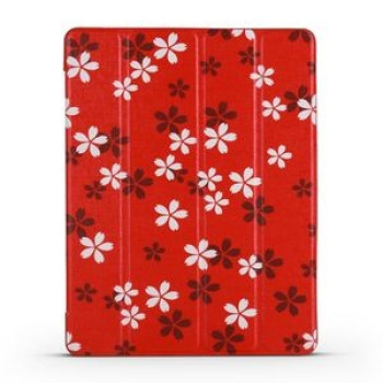 Чехол-книжка Sakura на iPad 4 / 3 / 2 - красный