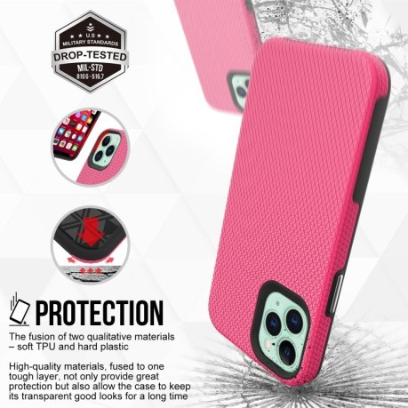 Противоударный чехол Triangle Armor на iPhone 12 Mini - розовый