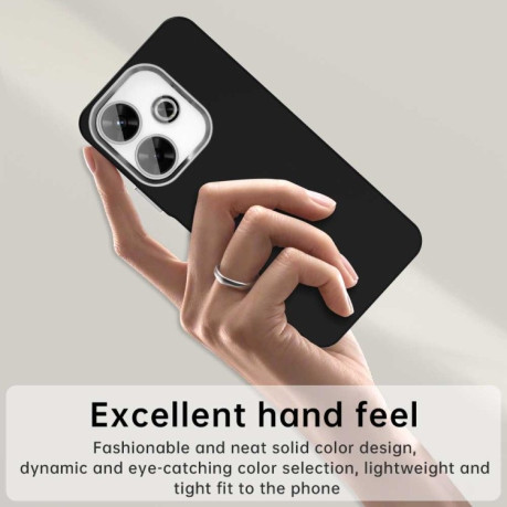 Чохол протиударний Colorful Acrylic Series для Xiaomi Poco M6 4G - чорний