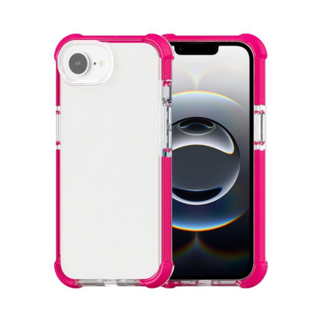 Чохол Acrylic + TPU Transparent для iPhone 16e - рожевий