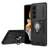 Чохол протиударний Sliding Camshield Ring Holder для Infinix Hot 50 Pro+ 4G - чорний
