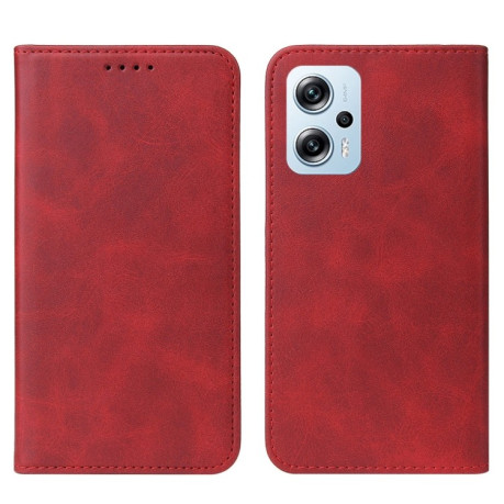 Чехол-книжка Magnetic Closure для Xiaomi Poco X4 GT - красный