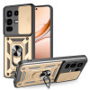 Противоударный чехол Sliding Camshield для Infinix Note 50 Pro 4G - золотой