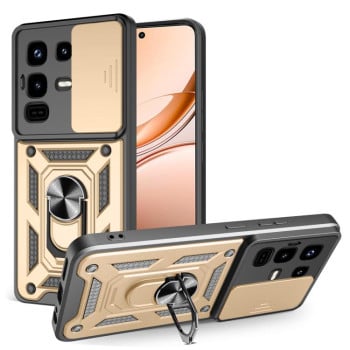 Протиударний чохол Sliding Camshield для Infinix Note 50 Pro 4G - золотий