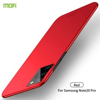 Ультратонкий чехол MOFI Frosted на Samsung Galaxy Note20 Ultra - красный