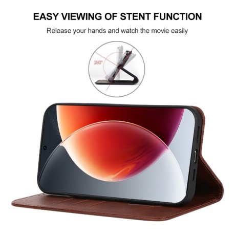 Чохол-книжка Magnetic Closure для Realme C65 4G Global - коричневий