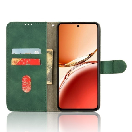 Чохол-книжка Retro Skin Feel Business Magnetic на OPPO Reno12 F/12 FS 5G - зелений