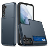 Противоударный чехол Armor Slide Card Slot для Samsung Galaxy S22 Plus 5G - синий