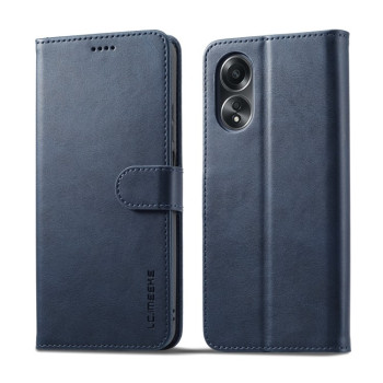 Чехол книжка LC.IMEEKE Calf Texture на OPPO A58 4G/A98 5G/F23 5G - синий