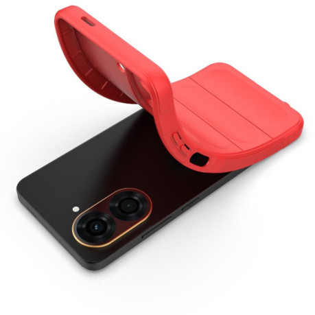 Силиконовый чехол Magic Flannel для Xiaomi Redmi A5 4G 171.7mm / Xiaomi Poco C71 4G - синий