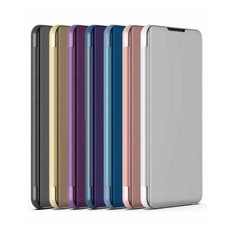 Чехол-книжка Clear View для Samsung Galaxy A24 4G/A25 5G - золотой