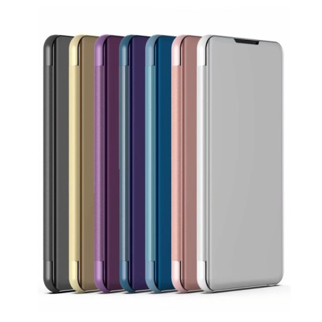 Чехол книжка Clear View на Samsung Galaxy S23 5G - фиолетово-синий