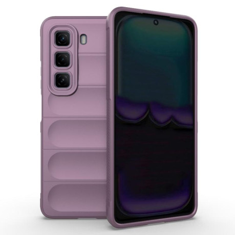 Силіконовий чохол Magic Flannel для Infinix Hot 50 4G - фіолетовий