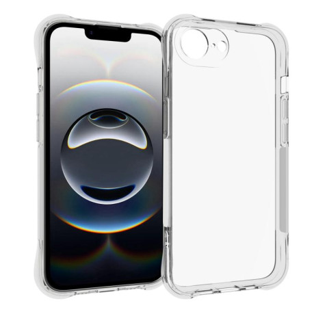 Противоударный чехол Thickening на iPhone 16e - прозрачный