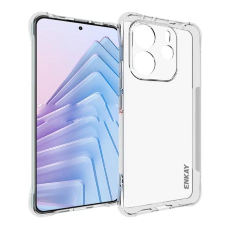 Чохол протиударний ENKAY Hat-Prince Transparent для Xiaomi Redmi Note 14 4G Global - прозоре