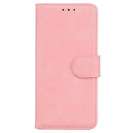 Чохол-книжка однотонна Pure Color з магнітною застібкою на OPPO A5x 5G/A3 4G/5G/A3x 4G/5G - рожевий