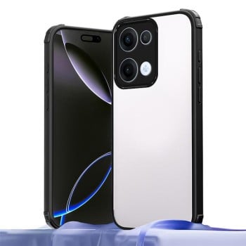 Гибридный чехол Escase Four Corners Shield на OPPO F31 5G / A6 Pro 5G Global — черный