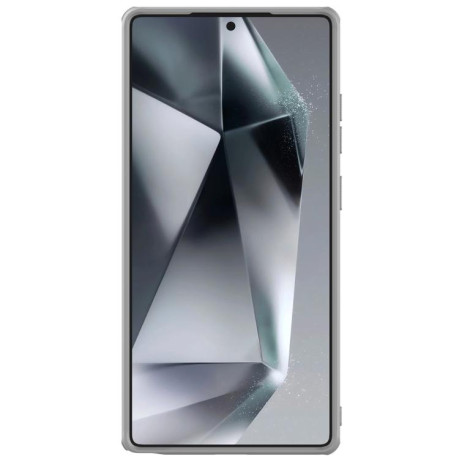 Противоударный чехол NILLKIN Super Frosted для Samsung Galaxy S25 Ultra 5G - серый