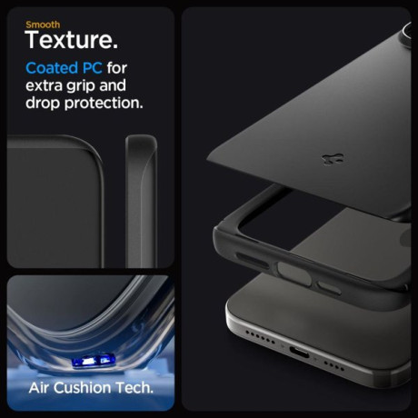 Оригинальный чехол Spigen Thin Fit для iPhone 15 Pro Max - Black
