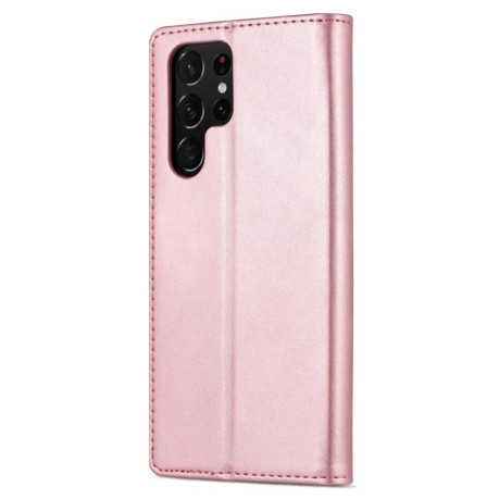 Чохол-книжка AZNS Skin Feel Calf Samsung Galaxy S22 Ultra 5G - рожеве золото