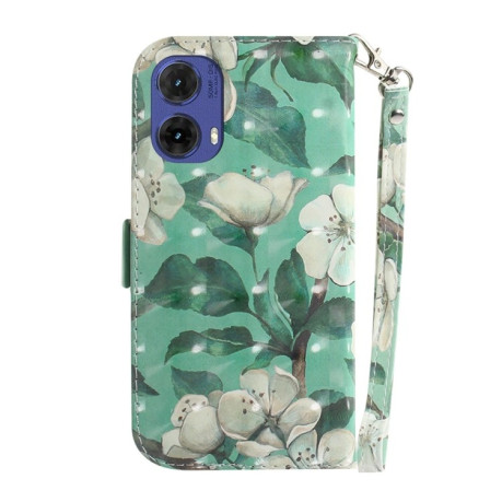 Чехол-книжка 3D Painting для Motorola Moto G85 5G Global - Flower