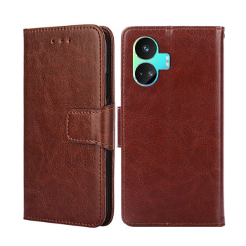 Чохол-книжка Crystal Texture для Realme GT Neo5 SE 5G - коричневий