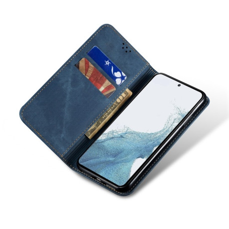 Чохол книжка Denim Texture Casual Style на Samsung Galaxy A54 5G - синій