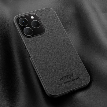 Чохол HUIYI Leather Magnetic на Realme 15T 5G — чорний