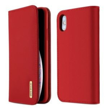 Чехол-книжка DUX DUCIS WISH Series на iPhone XS Max-красный