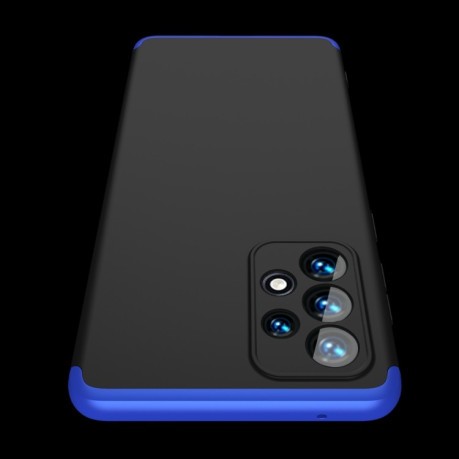 3D чехол GKK Three Stage Splicing Full Coverage на Samsung Galaxy A53 - черно-синий