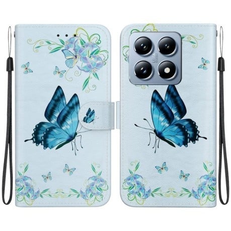 Чехол-книжка Colored Drawing Series на Xiaomi 14T Pro - разноцветный