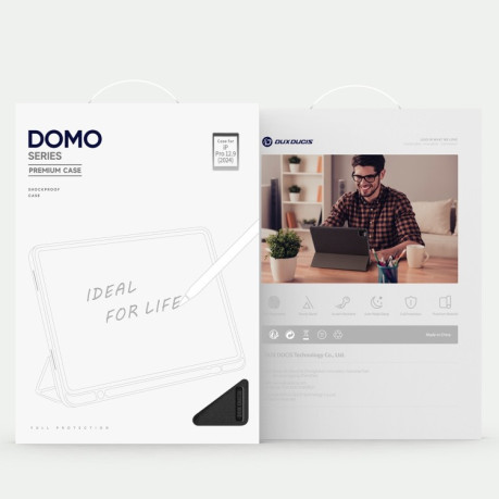 Чехол-книжка DUX DUCIS Domo Series для iPad Pro 13 2024 - черный