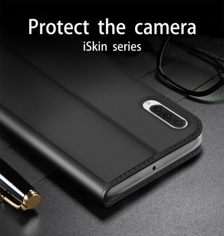 Чохол-книжка DZGOGO ISKIN Series на Samsung Galaxy A50/A30s/A50s-чорний
