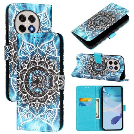 Чехол-книжка Colored Drawing Pattern Plain Weave Leather для OnePlus 13R / Ace 5 / 5 Pro - Mandala