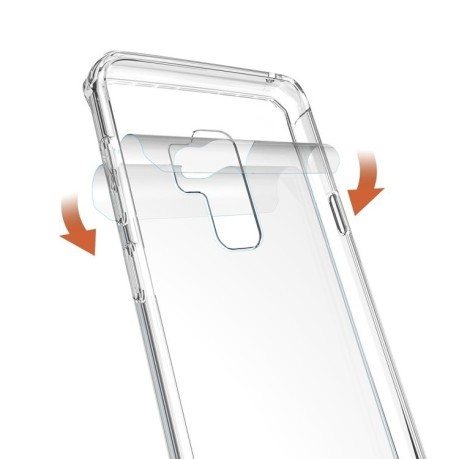 Противоударный чехол на Samsung Galaxy S9+/G965 Armor прозрачный