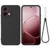Силиконовый чехол Solid Color Liquid Silicone на OPPO F31 5G / A6 Pro 5G / 4G — черный