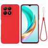 Силиконовый чехол Solid Color Liquid Silicone для Xiaomi 17 — красный