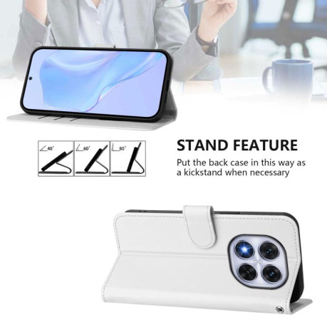 Чохол-книжка Skin Feel S-type для Xiaomi Redmi Note 14 Pro 5G/Poco X7 - білий