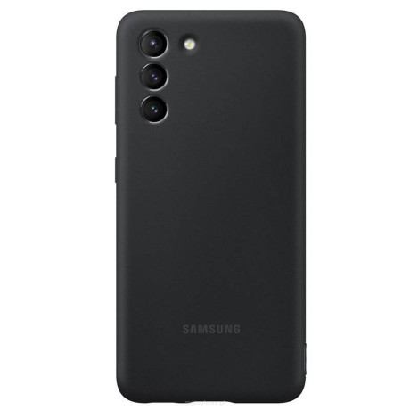 Оригинальный чехол Samsung Silicone Cover для Samsung Galaxy S21 black