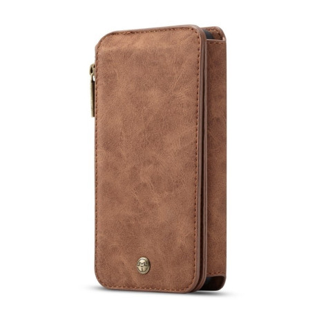 Кожаный чехол- кошелек CaseMe на Samsung Galaxy S9/G960 Crazy Horse Texcture Detachable коричневый