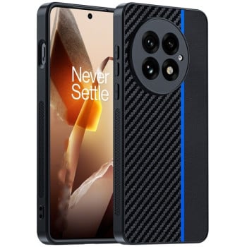 Протиударний чохол Carbon Fiber Texture Printing для OnePlus 13 - чорно-синій