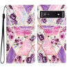 Чохол-книжка Colored Drawing Pattern для Google Pixel 9a - різнокольорові