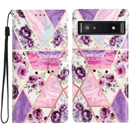 Чехол-книжка Colored Drawing Pattern для Google Pixel 9a - разноцветные